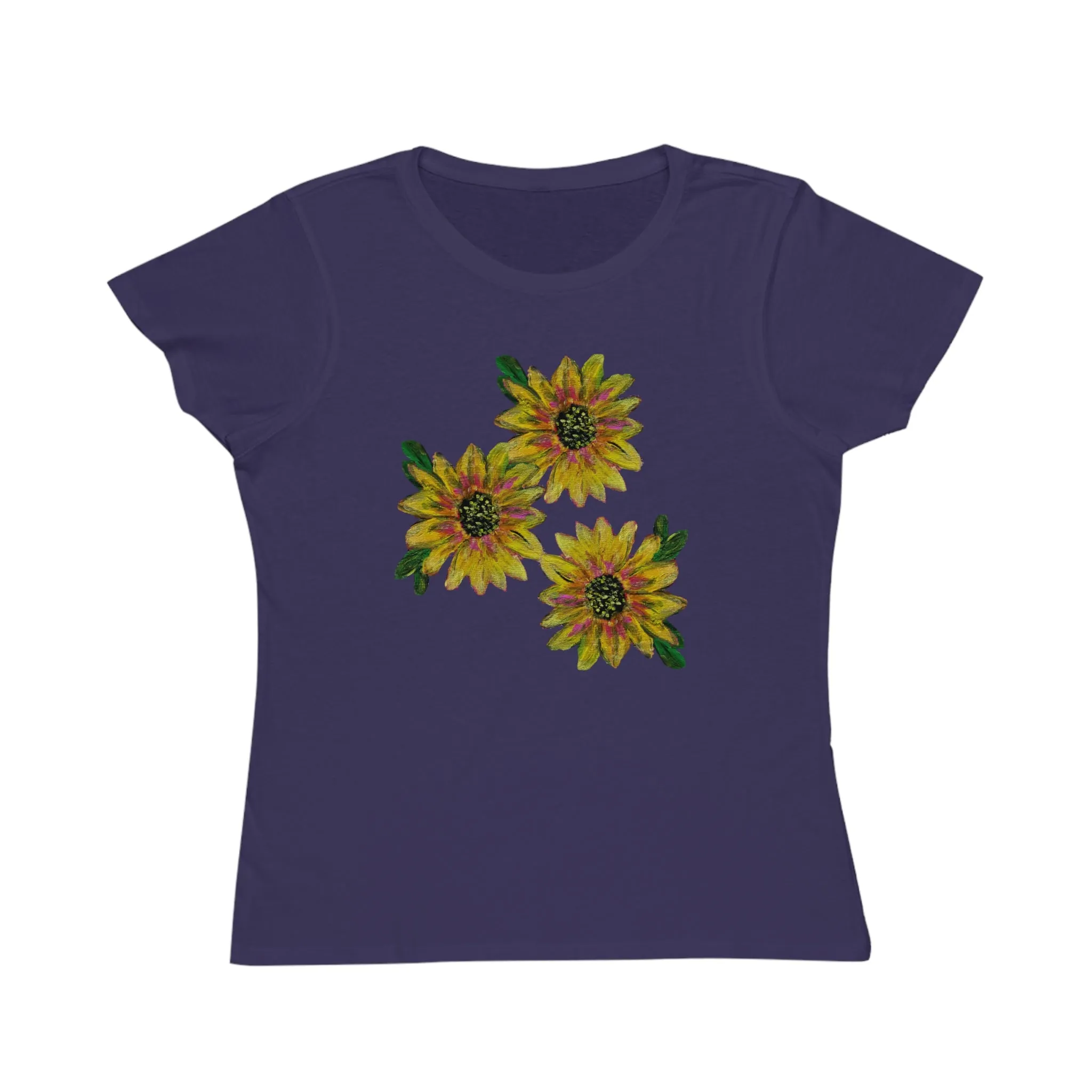 Organic Women's Classic T-Shirt - Sassy Sunflowers