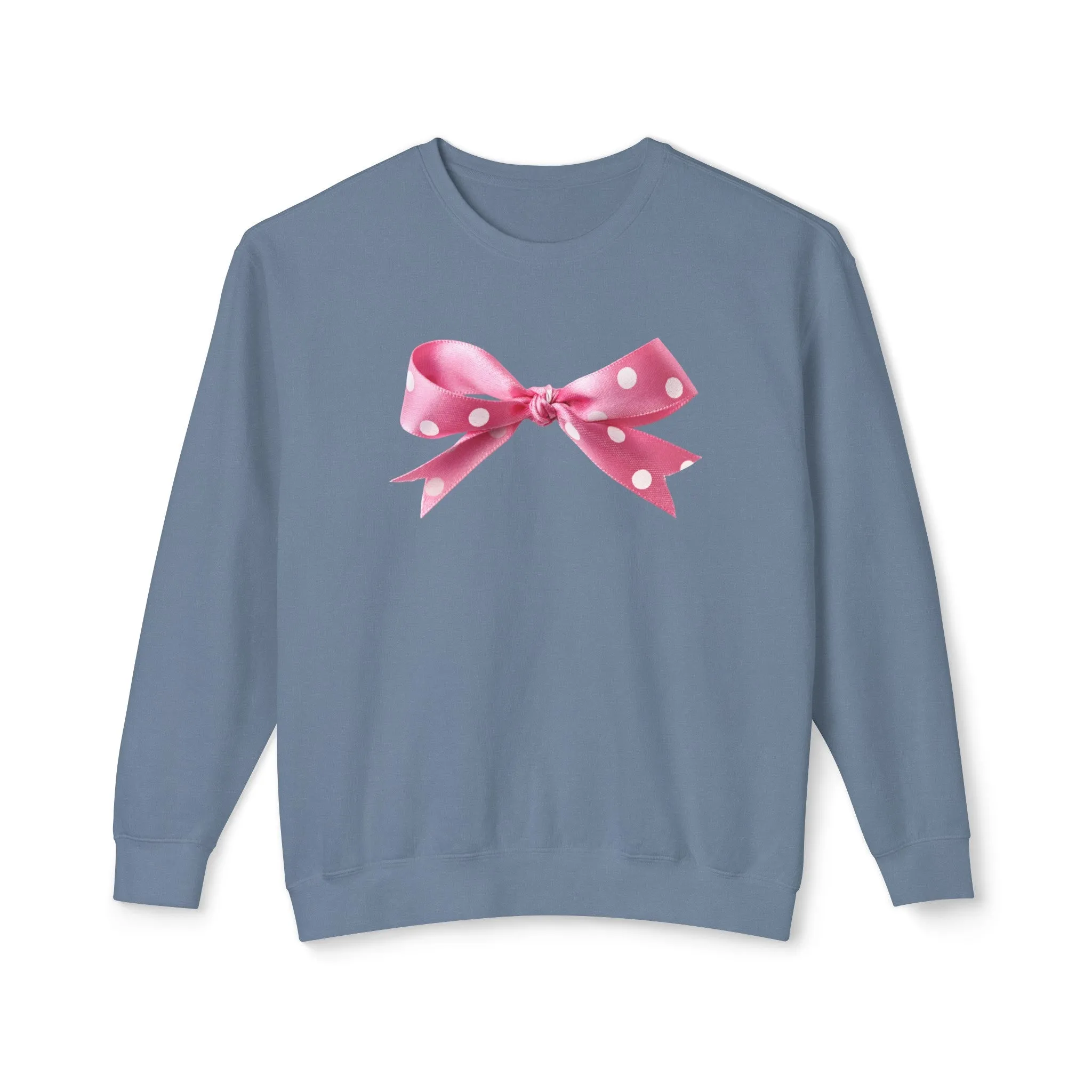 Oversized Bow Crewneck Sweatshirt