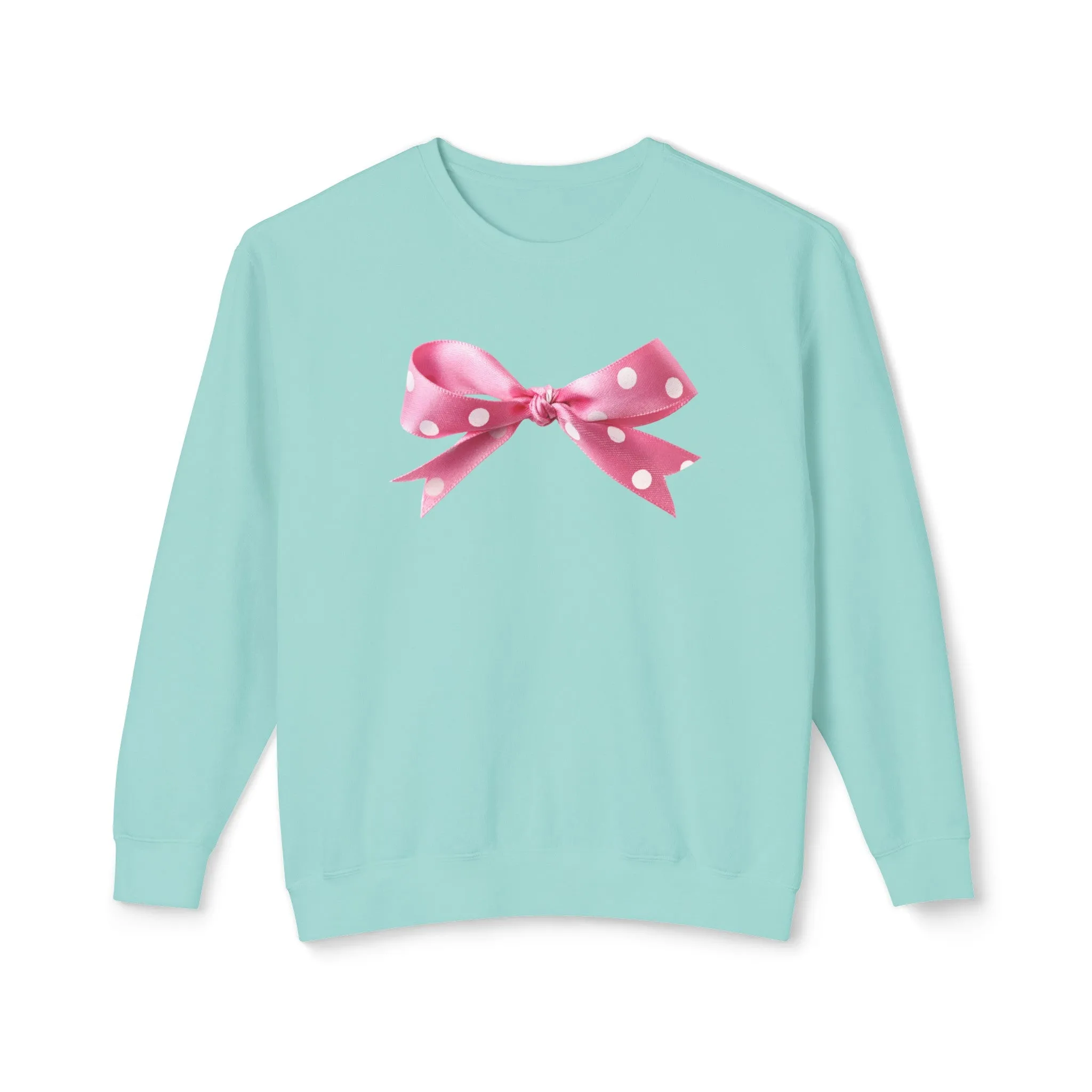 Oversized Bow Crewneck Sweatshirt