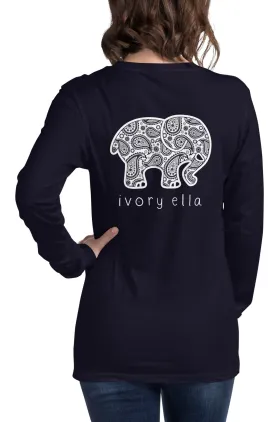 Paisley Long Sleeve Unisex T-Shirt