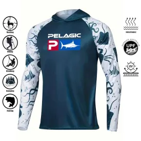 Pelagic Performance Fishing Hoodie Summer 2024