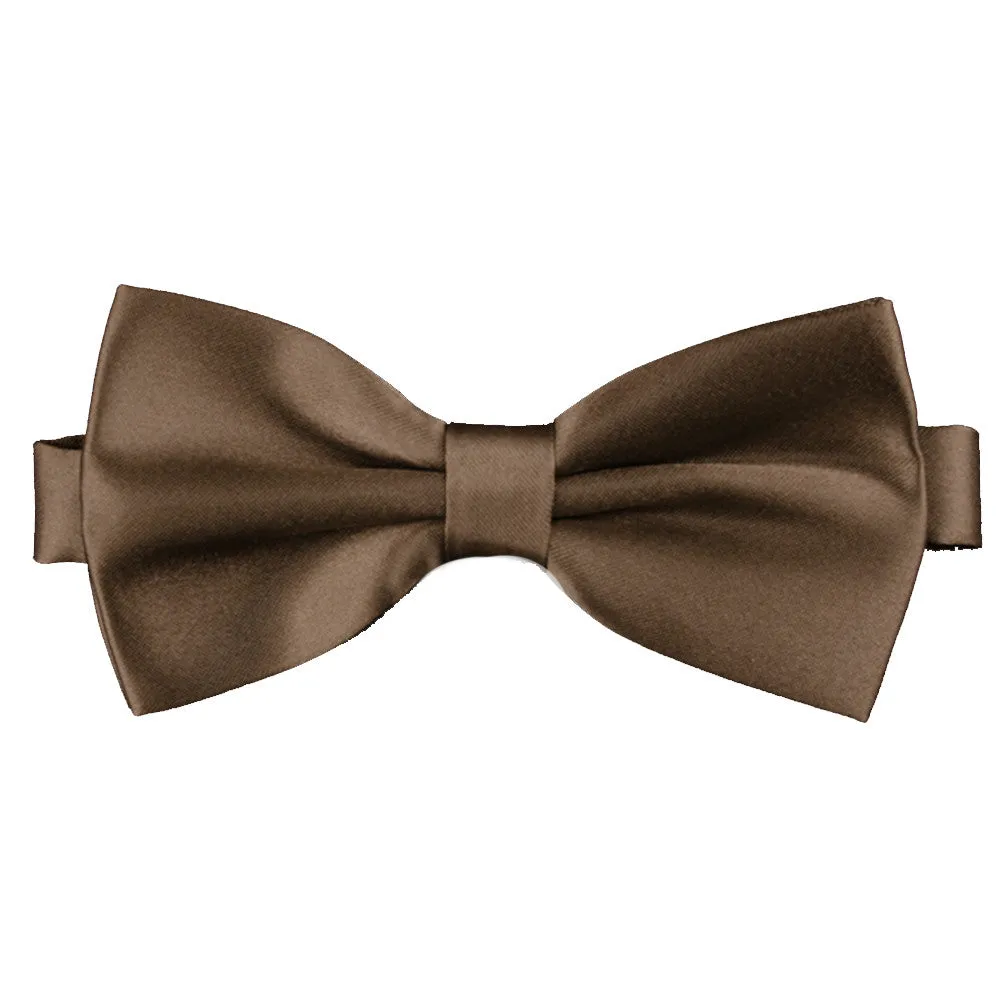 Persian Bronze [Silky Smooth] - Bow Tie and Pocket Square Matching Set