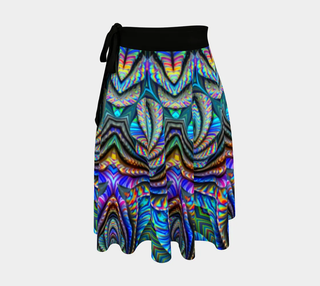 PSYCHEDELIC SYMPHONY | WRAP SKIRT | IMRAN