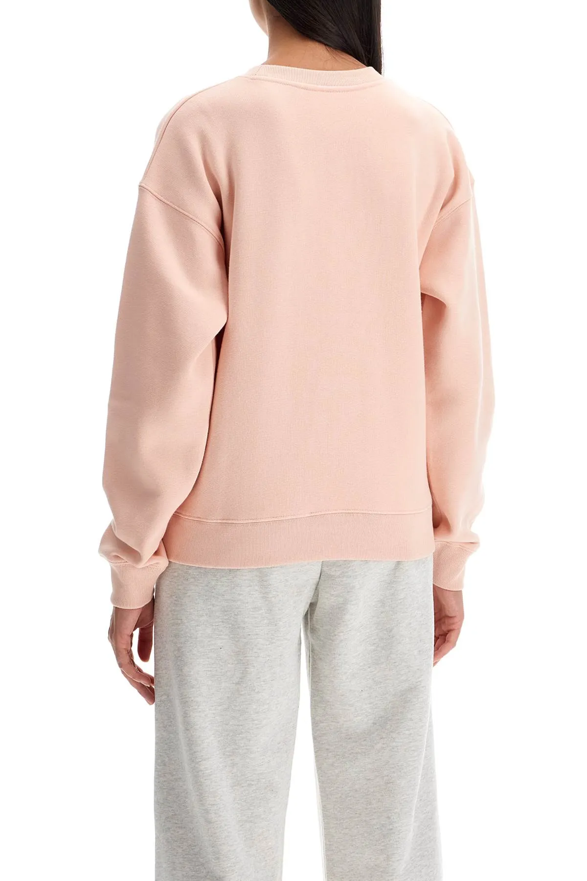 "bold fox head crewneck sweat MW00315KM0307 PASTURE ROSE