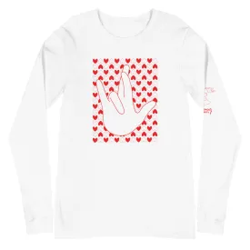 "I Really Love You" (IRLY   Hearts) Long Sleeve Tee