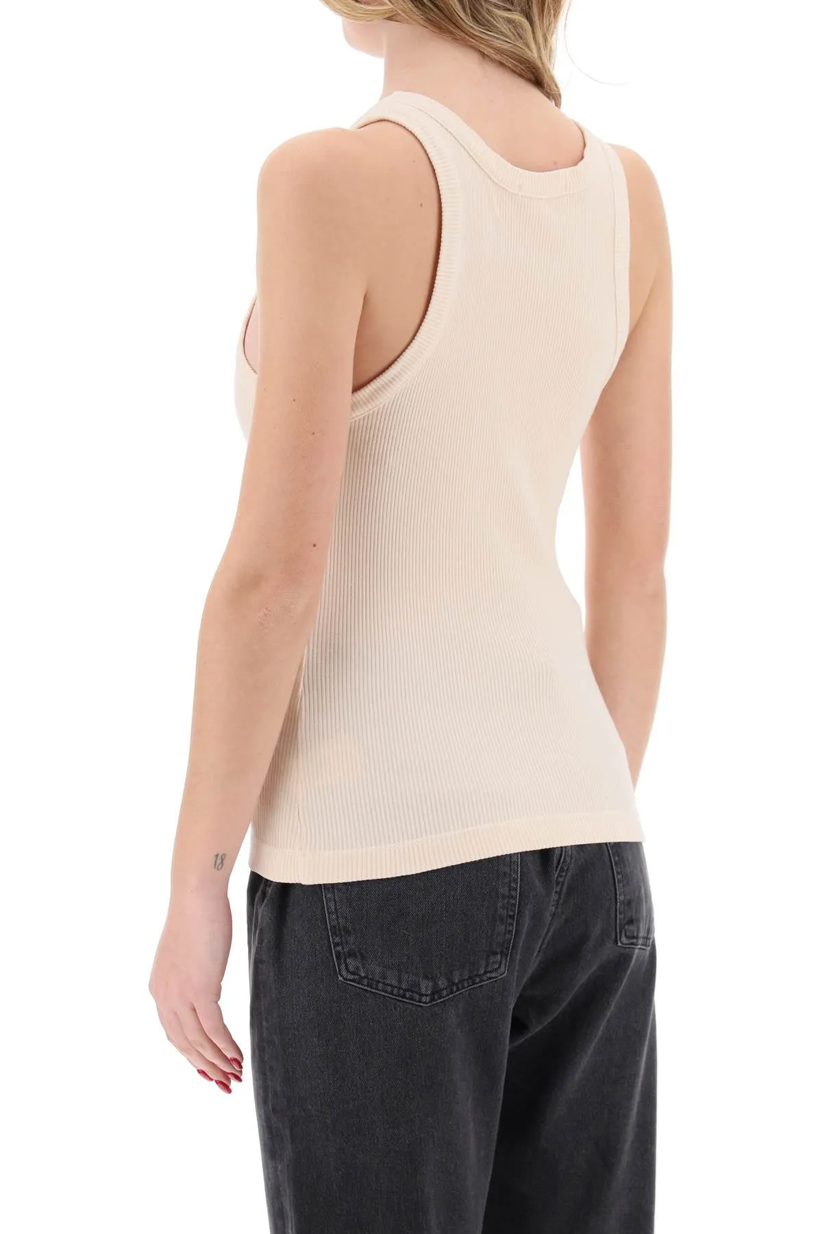 "ribbed sleeveless top b A7101 1260 BATH SALT