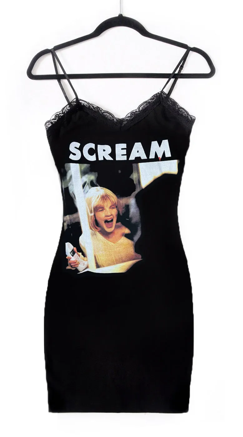 Scream (Casey) Lace Strap Dress