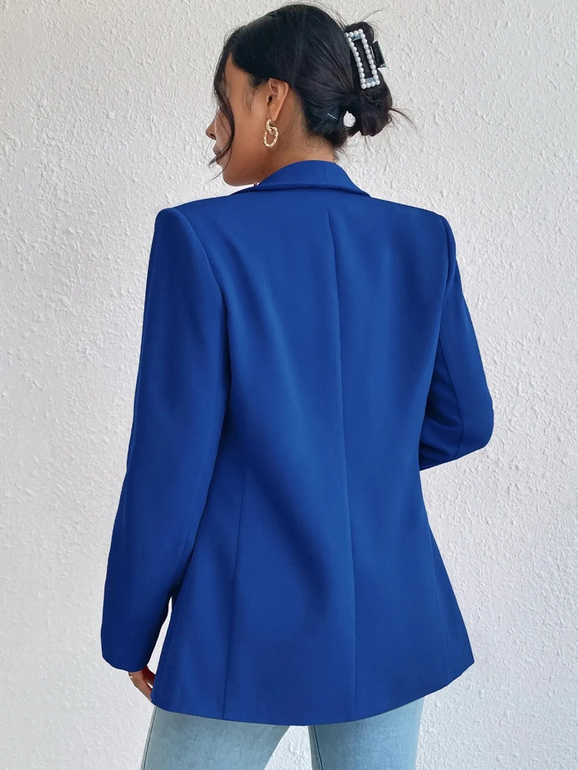 Shawl Collar Long Sleeve Blazer- 9 Colors to choose from