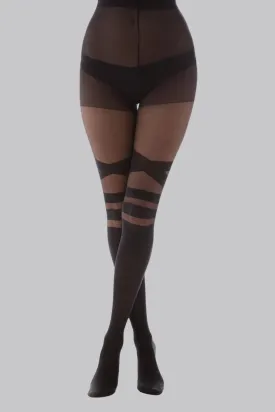 Sheer Strap Tights