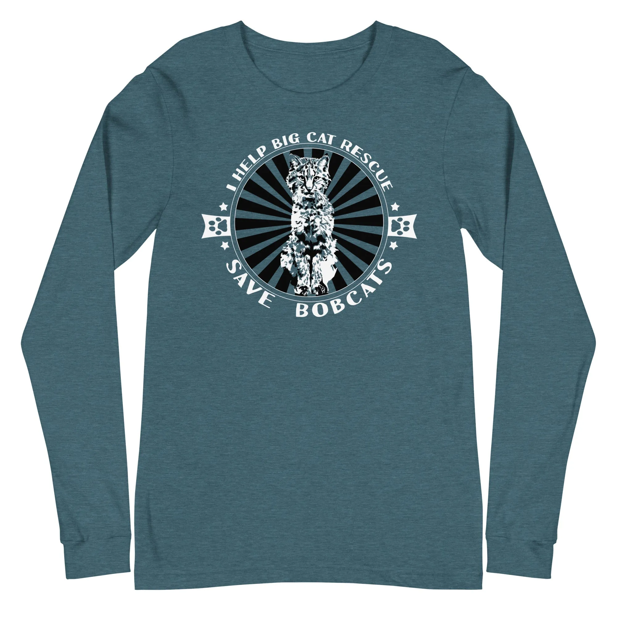 Shirt - I Help Save Bobcats Long Sleeve Tee