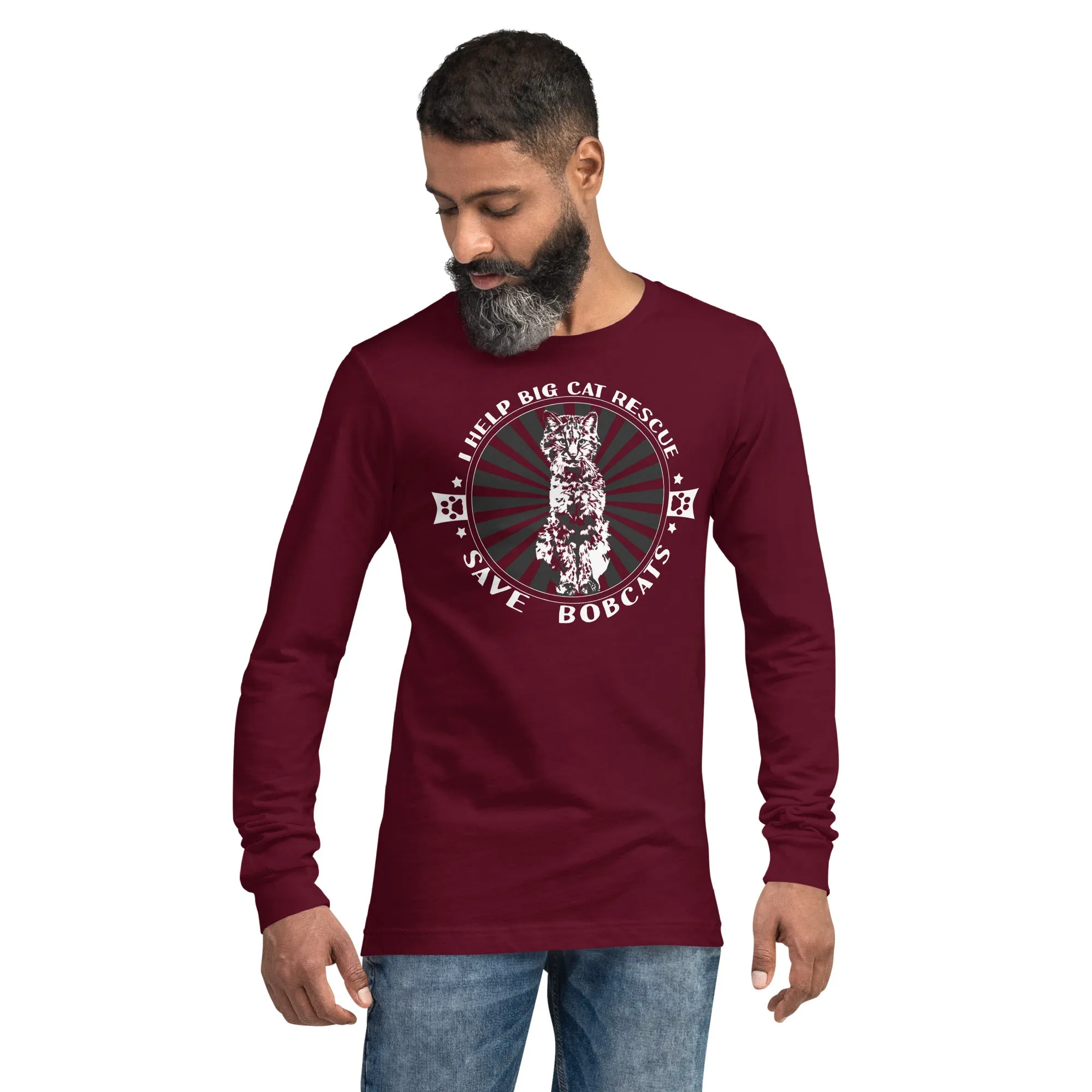 Shirt - I Help Save Bobcats Long Sleeve Tee