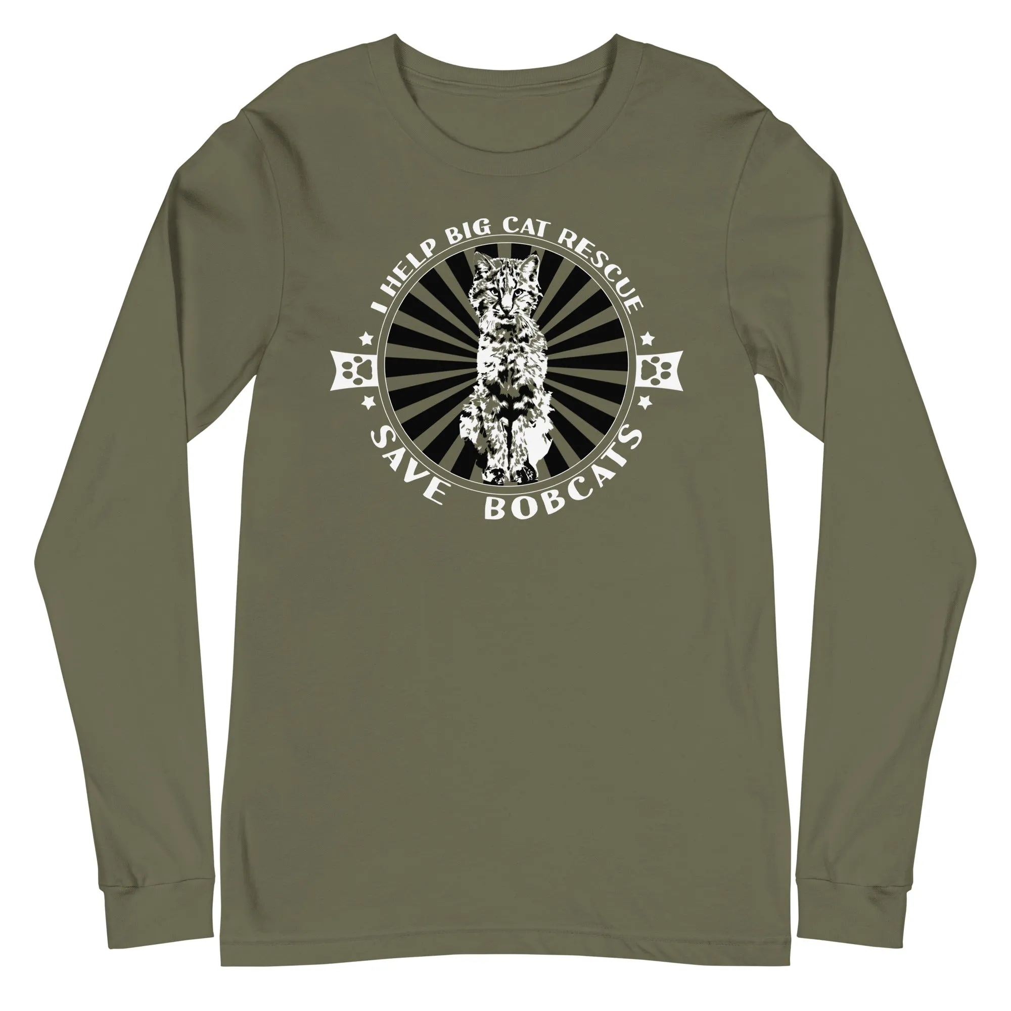 Shirt - I Help Save Bobcats Long Sleeve Tee