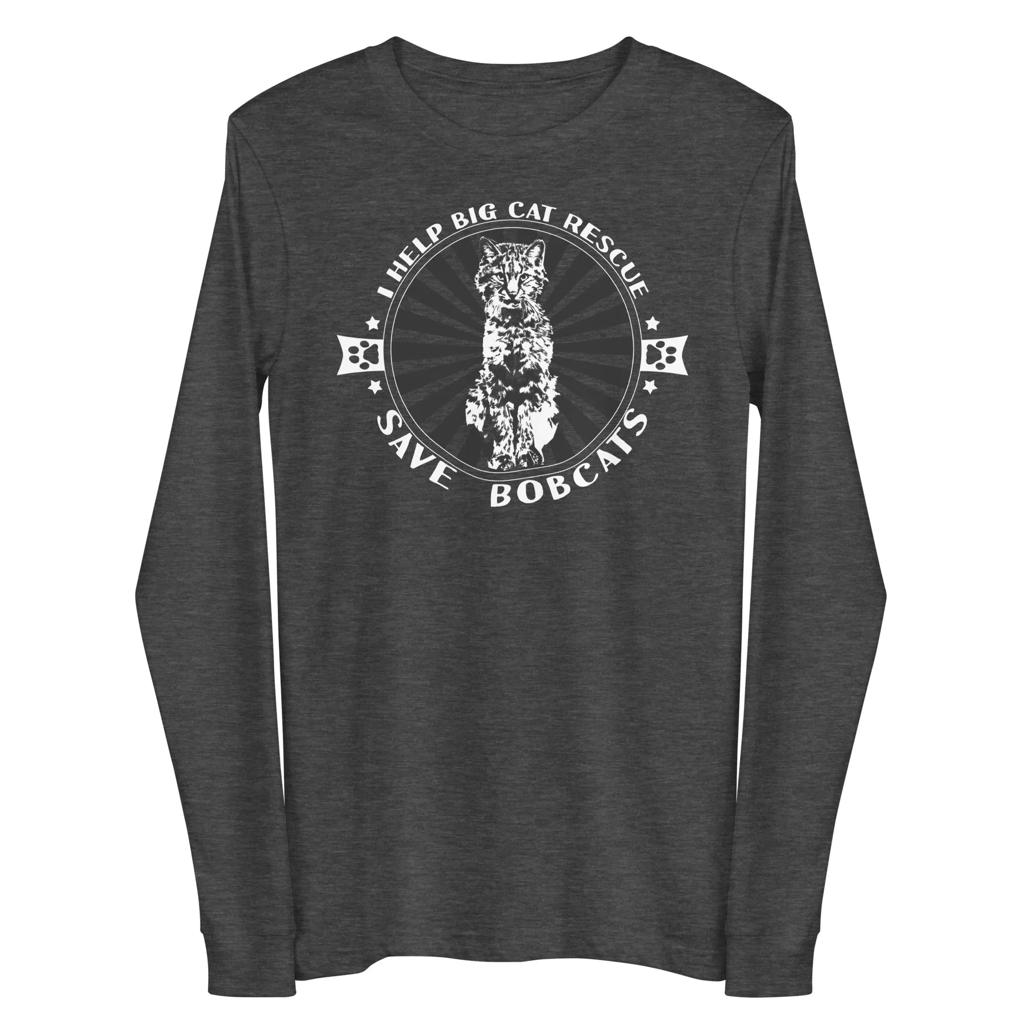 Shirt - I Help Save Bobcats Long Sleeve Tee