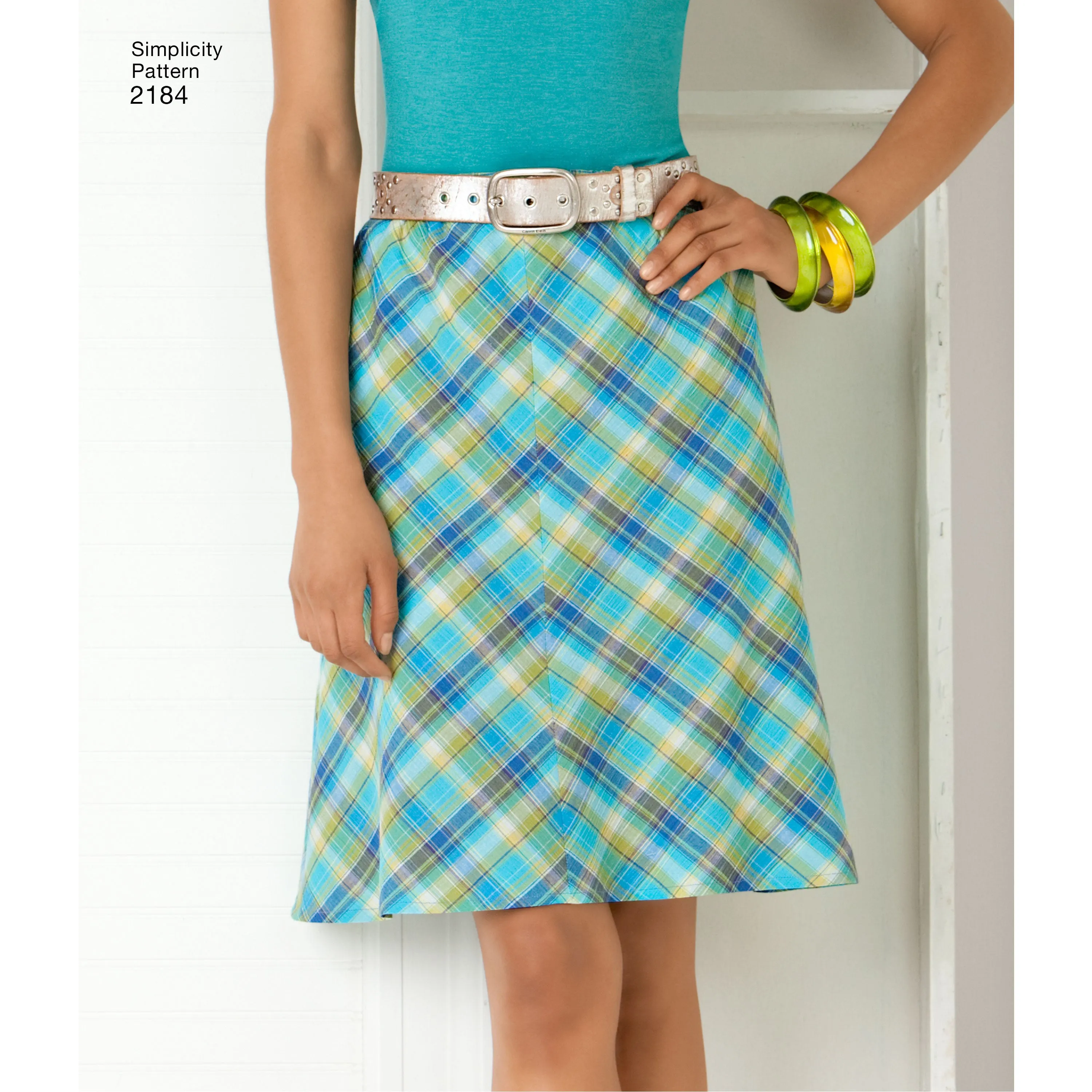 Simplicity Pattern S2184 Misses' Skirts