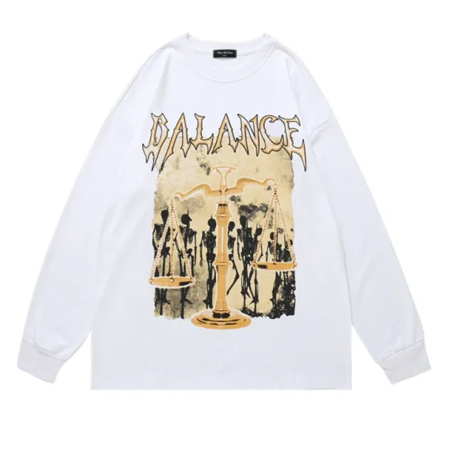 Skeleton Print Sweatshirt