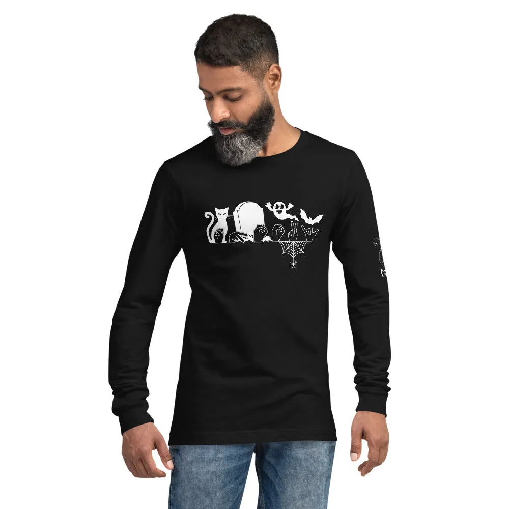 SPOOKY Adult Long Sleeve Tee