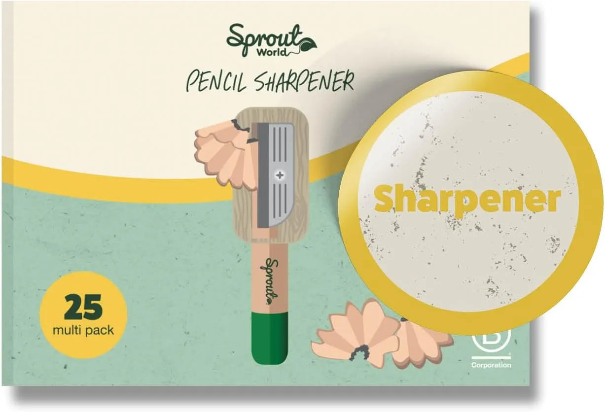 Sprout Plantable Pencils, Pre-Sharpened with Seeds