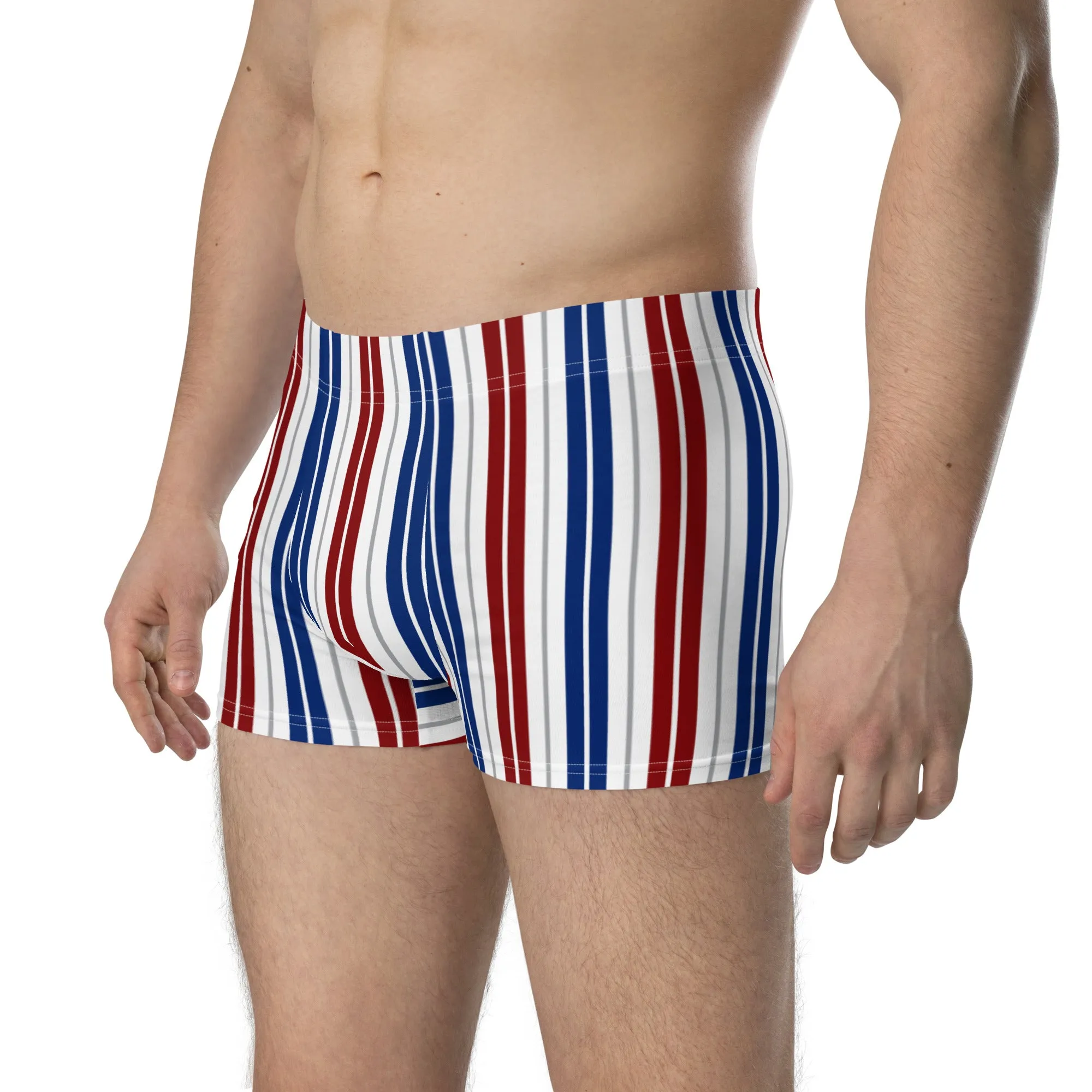 Striped boxer briefs for men's