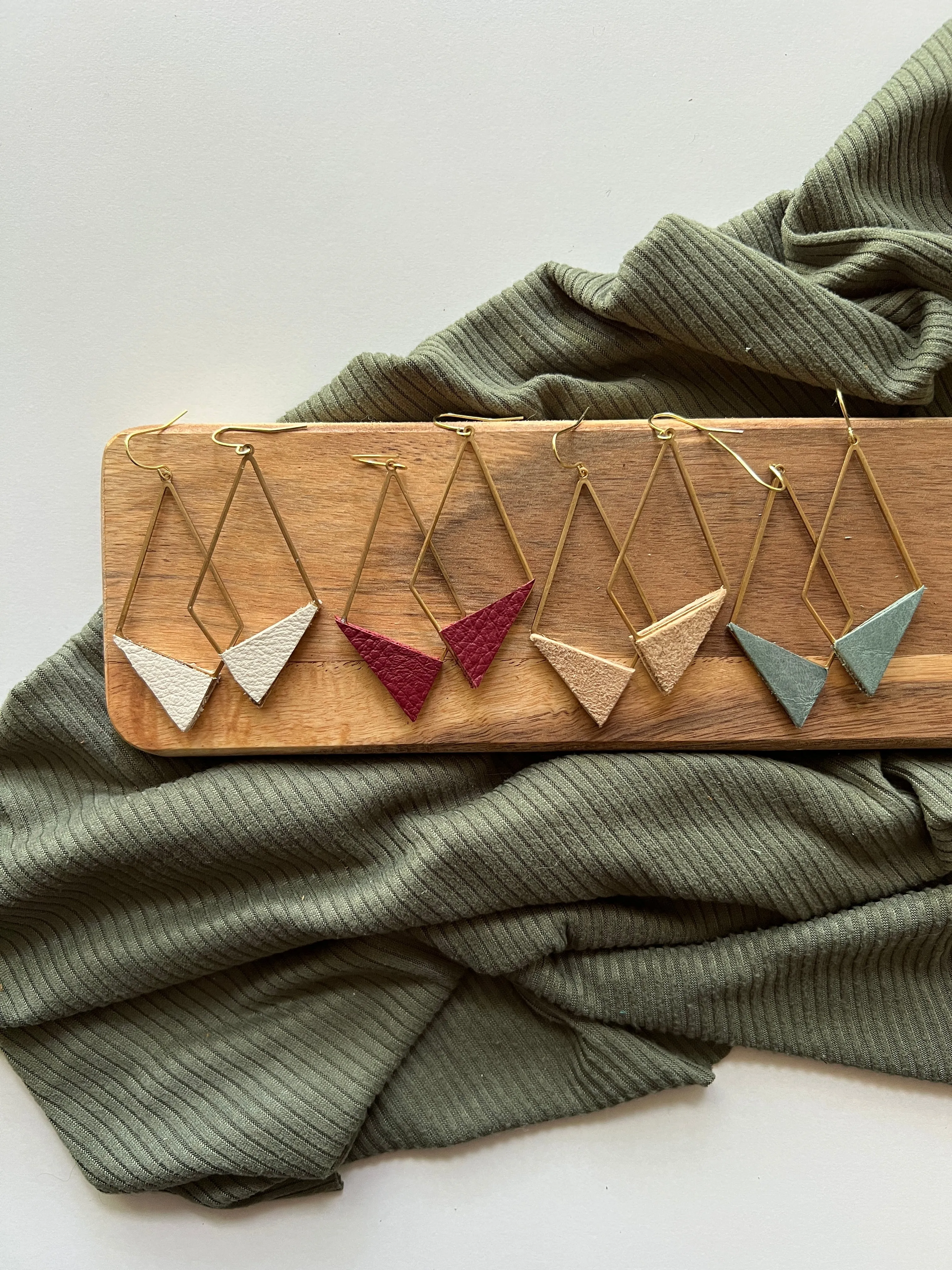 Summit | Leather Earrings