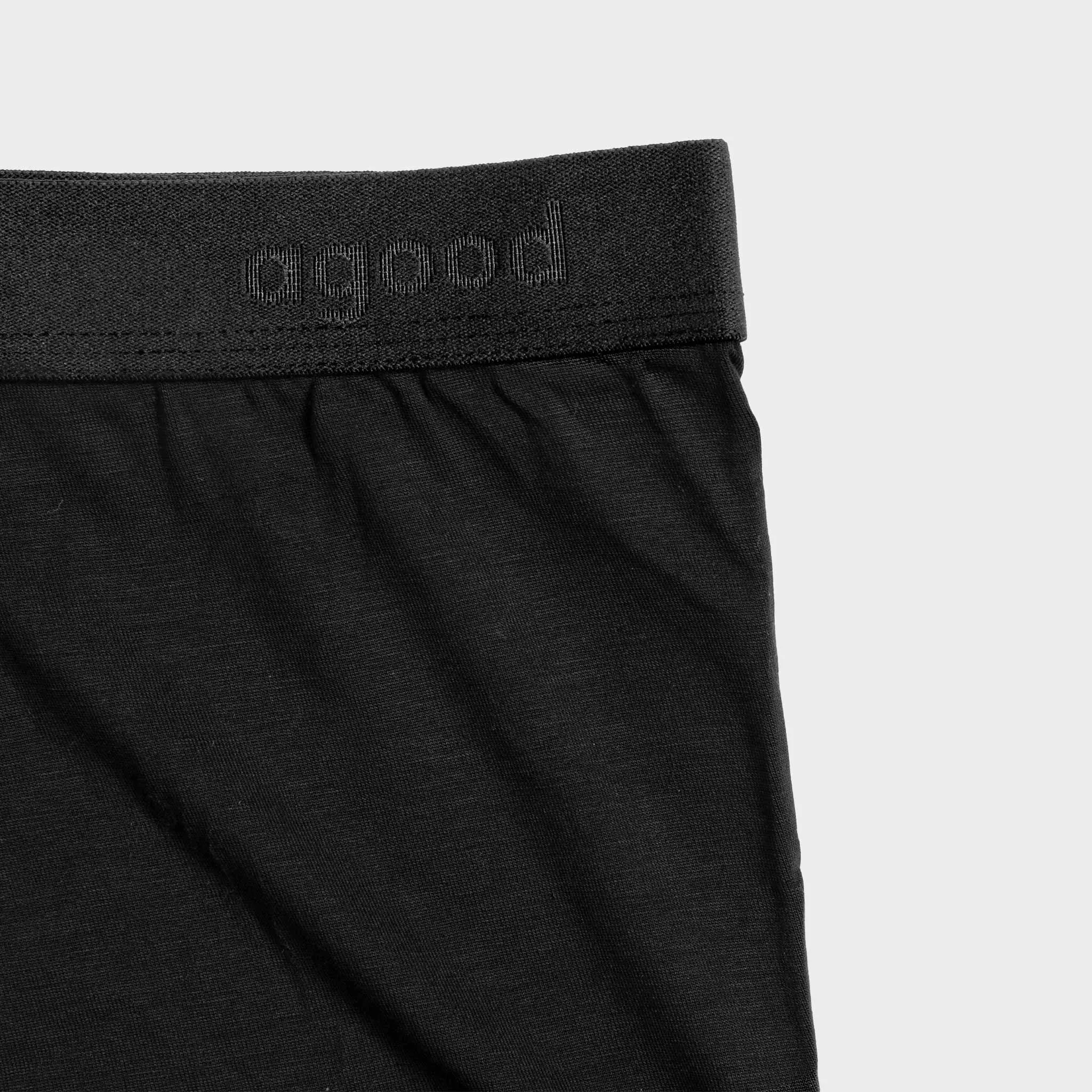 TENCEL™ Lyocell Boxer Trunk Underwear for Men I 2-Pack, Black