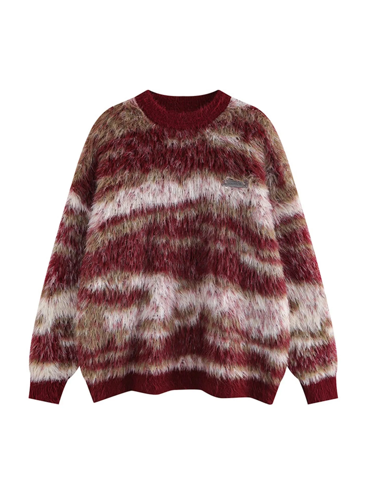 Thesupermade Mohair Striped Sweater