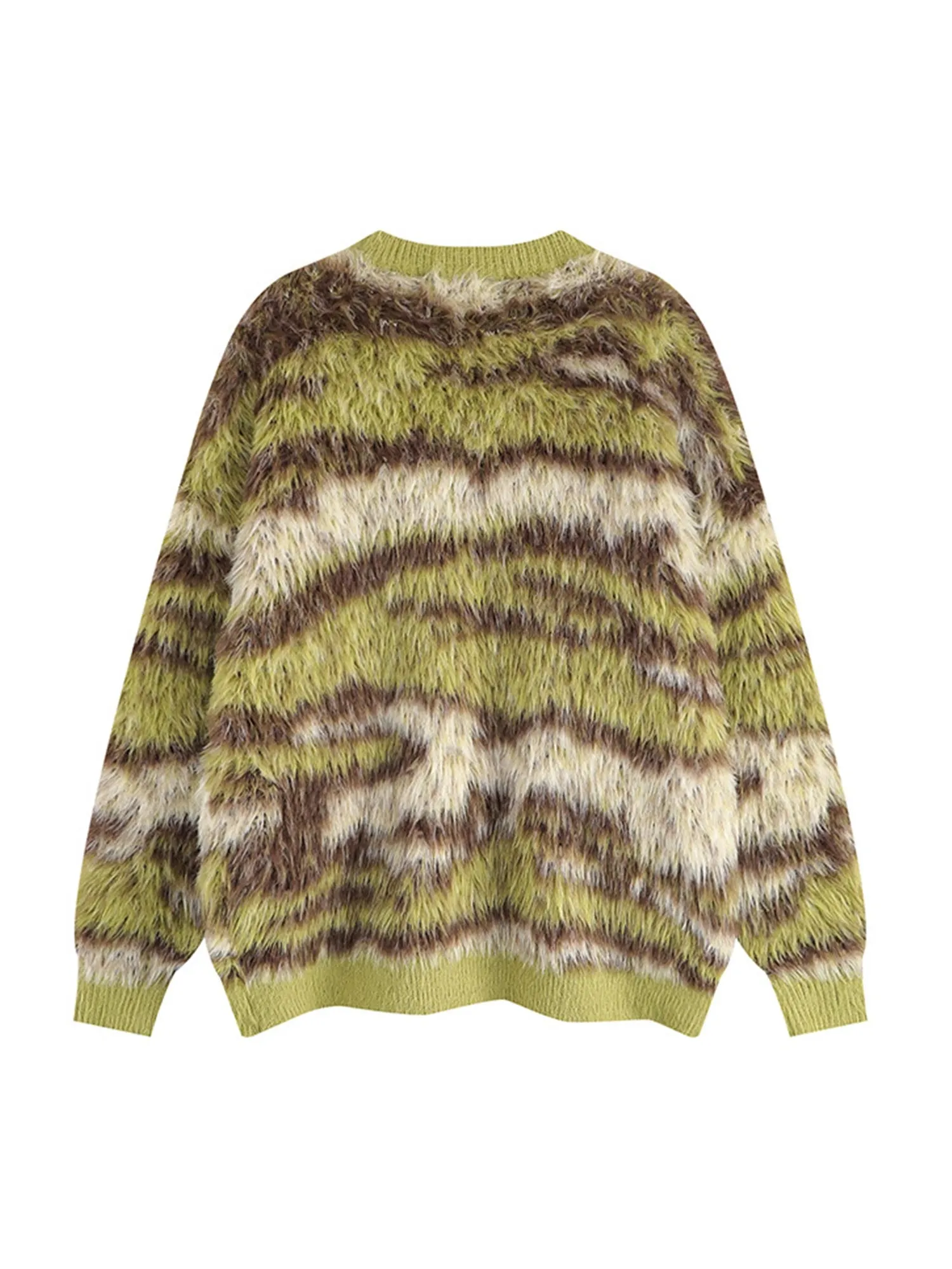 Thesupermade Mohair Striped Sweater