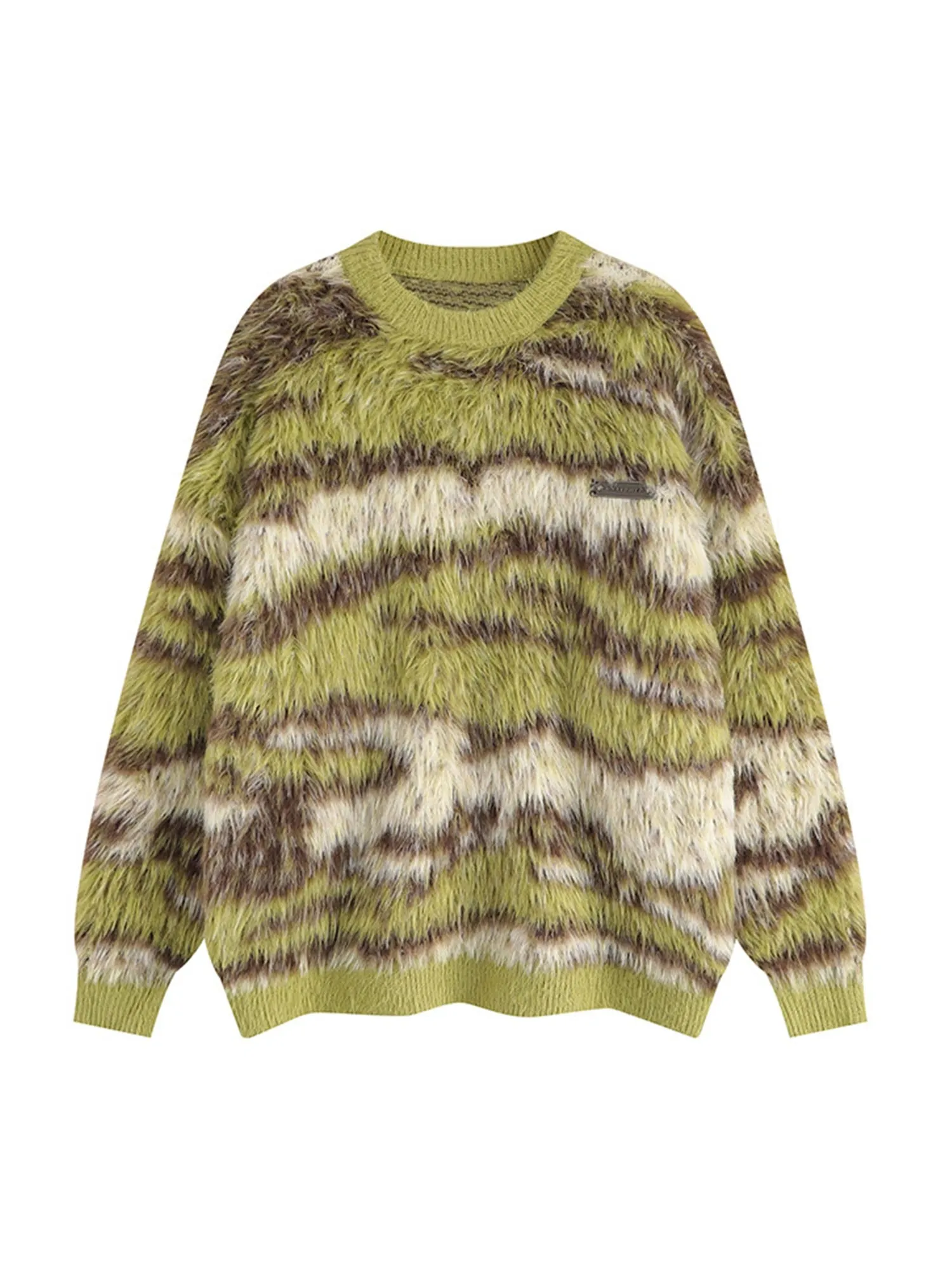 Thesupermade Mohair Striped Sweater