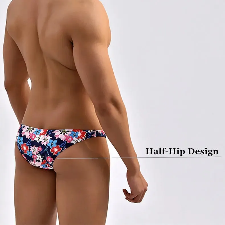 Tropical Lemons Low Cut Swim Brief