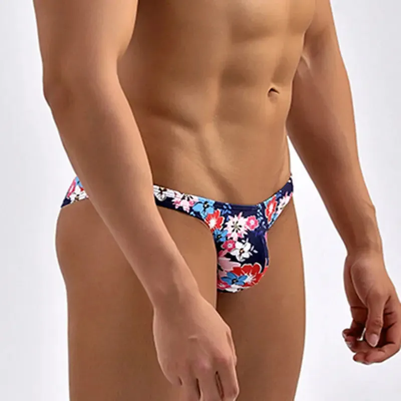 Tropical Lemons Low Cut Swim Brief