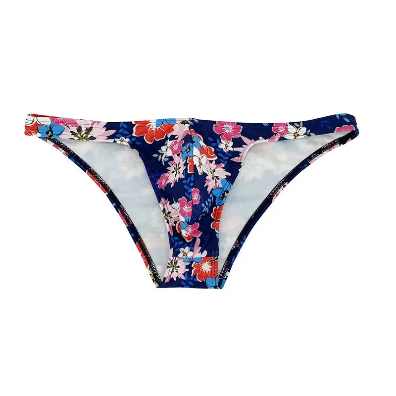 Tropical Lemons Low Cut Swim Brief