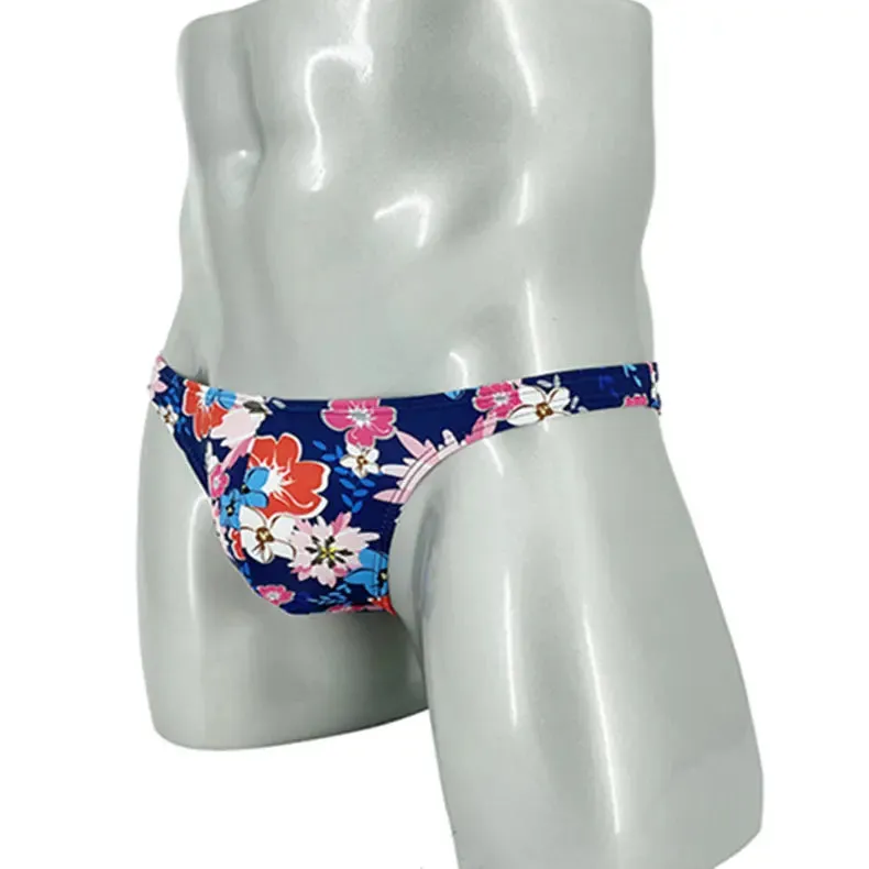 Tropical Lemons Low Cut Swim Brief