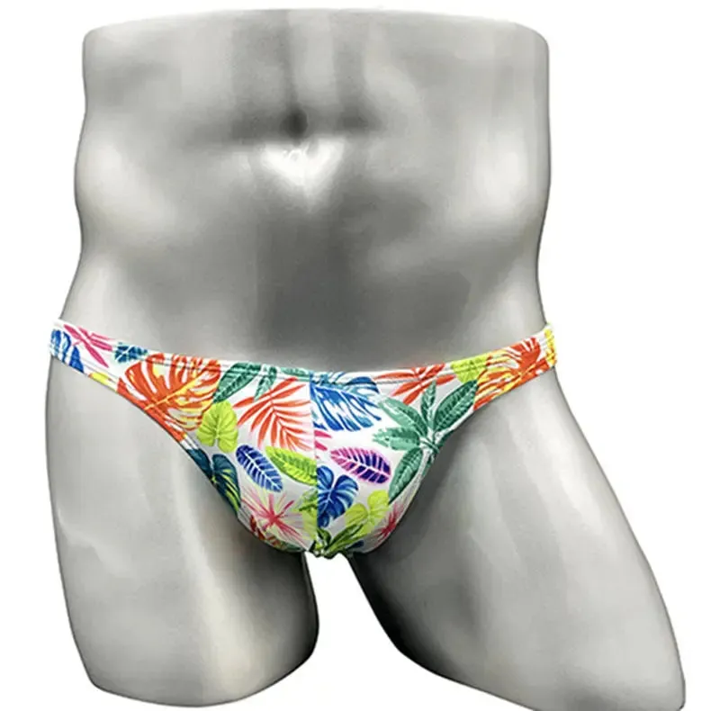 Tropical Lemons Low Cut Swim Brief