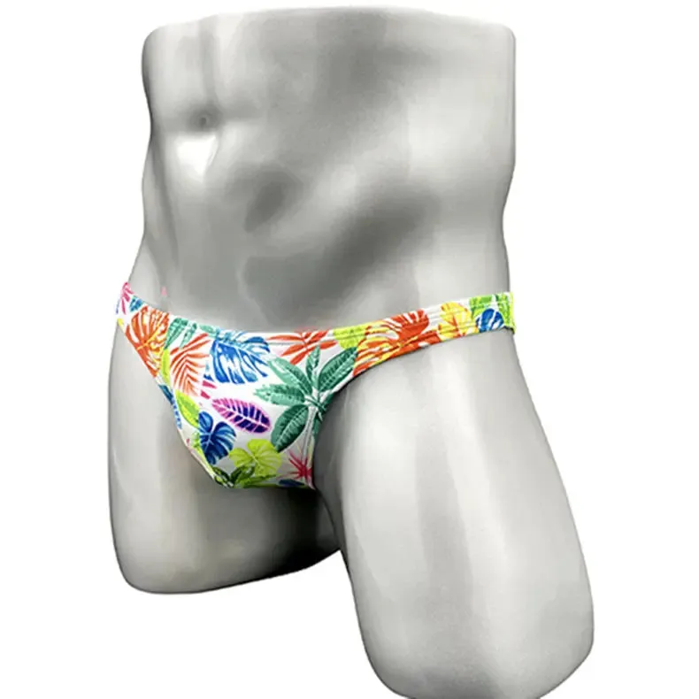 Tropical Lemons Low Cut Swim Brief