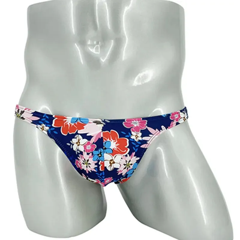 Tropical Lemons Low Cut Swim Brief