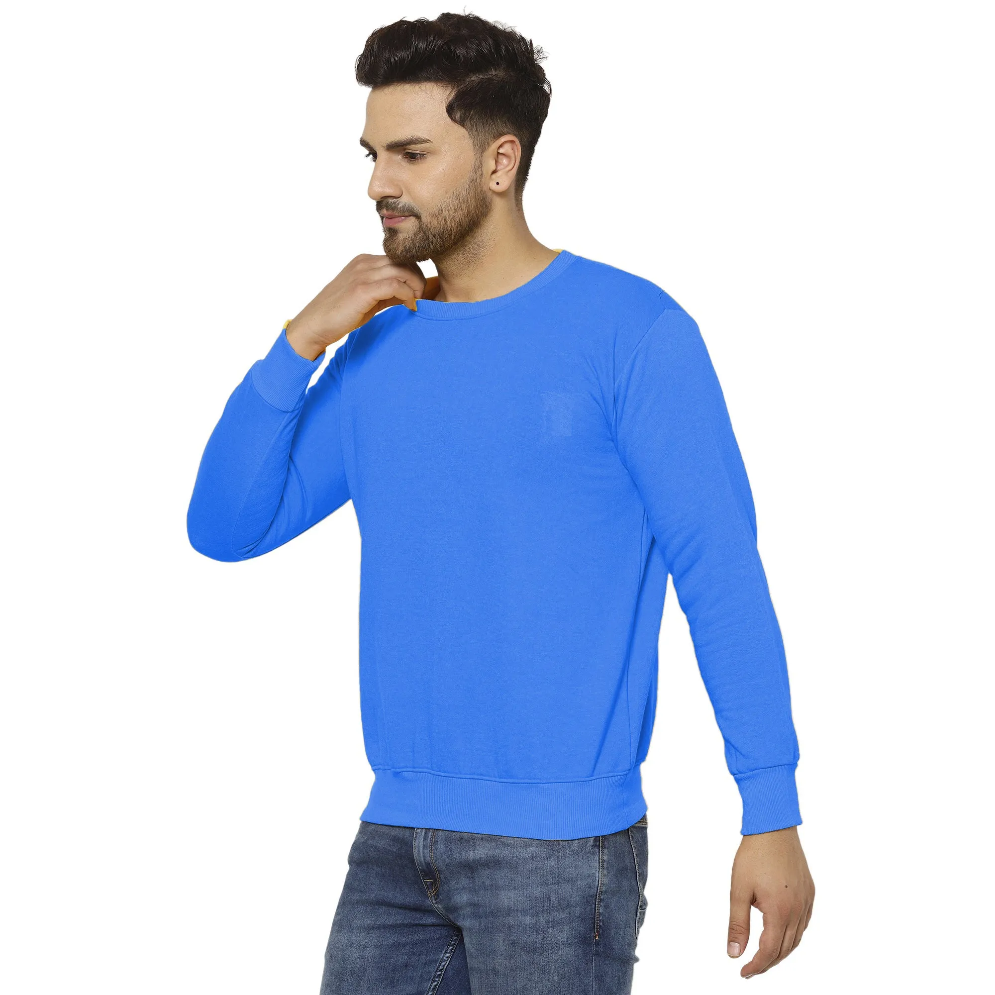 Vimal Jonney Fleece Round Neck Sweatshirt for Men