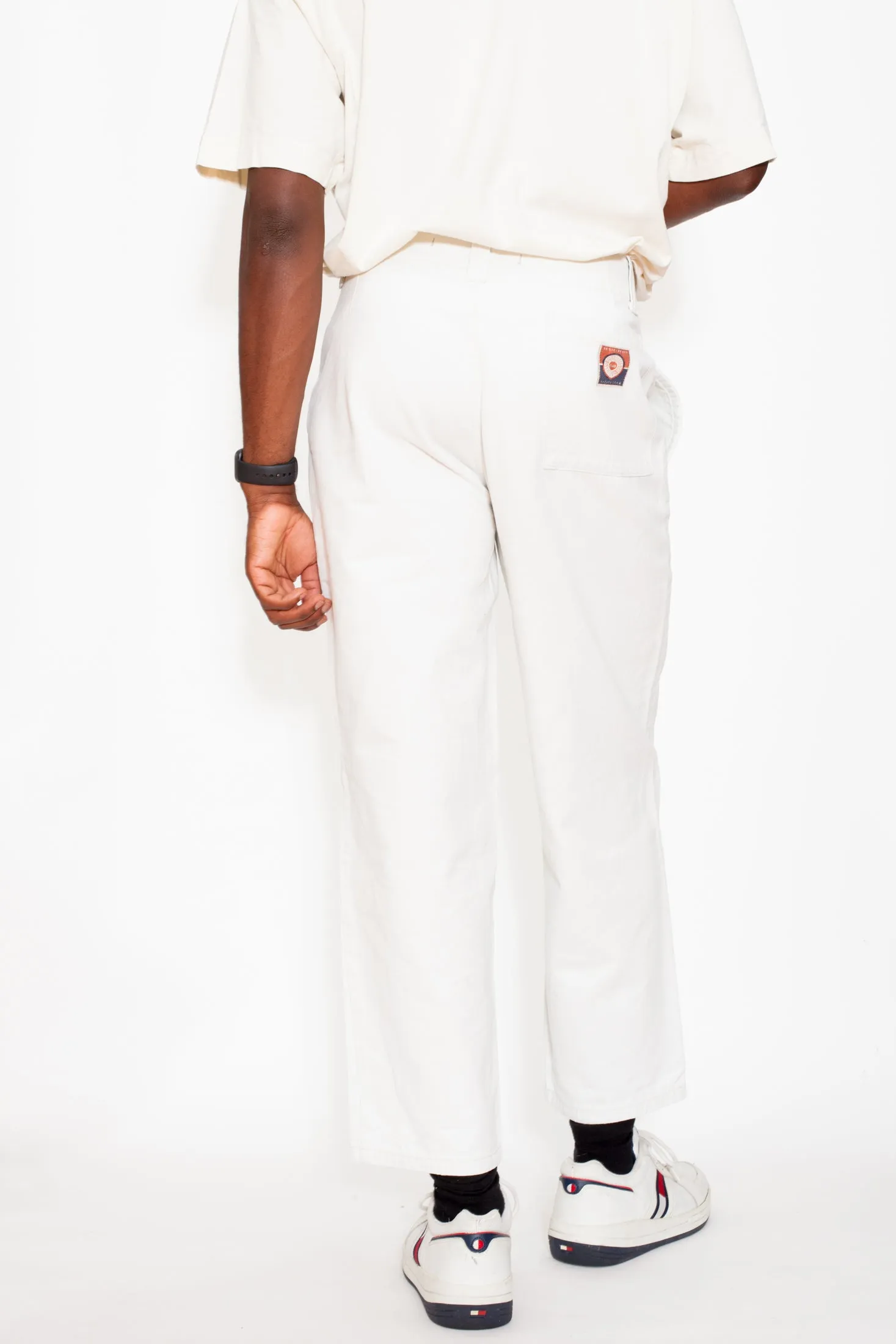 Vintage 90s White Chinos Trousers