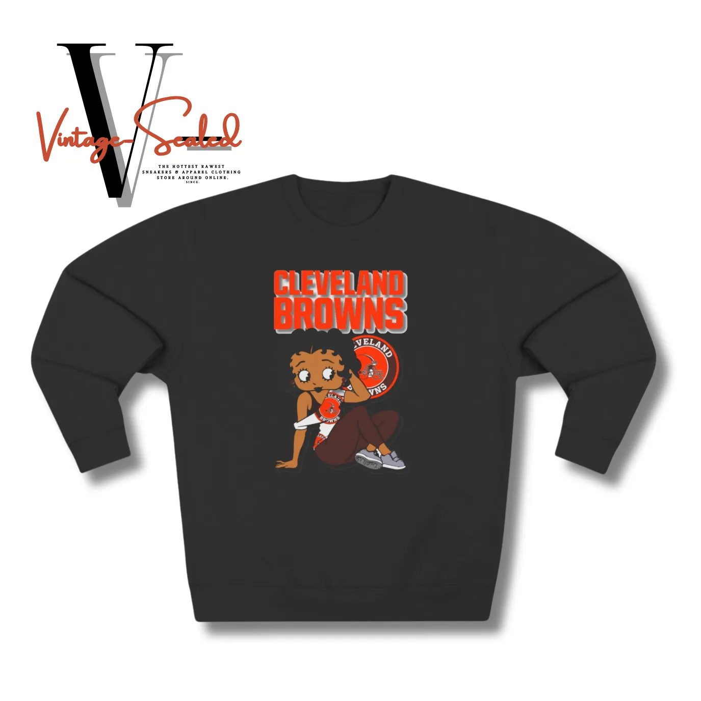 Vintage-Sealed Betty Boop Browns 3D Apparel Sweatshirts Long Sleeves| Brand New Women's Fashion