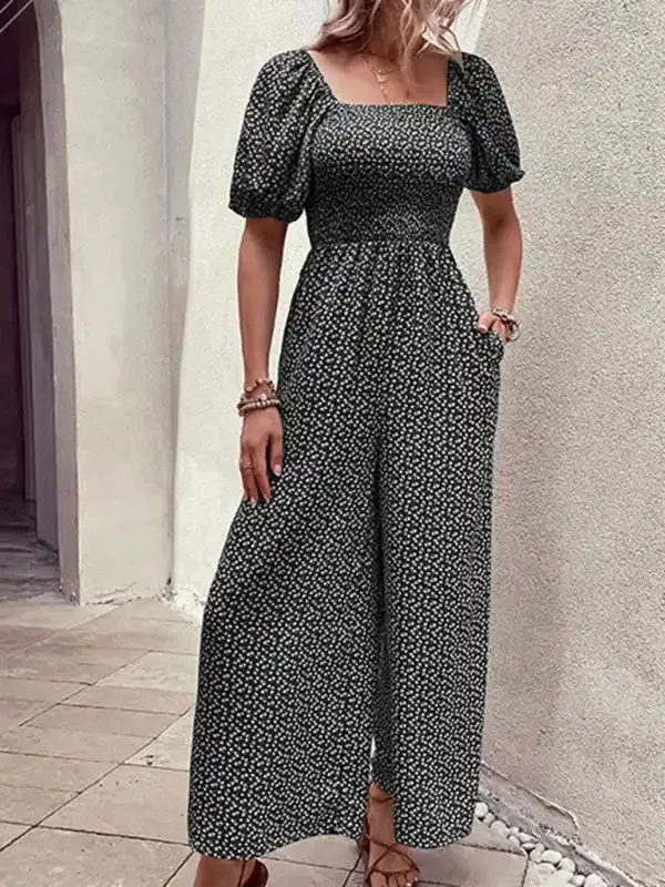 Women’s New Fashion Printed Jumpsuit