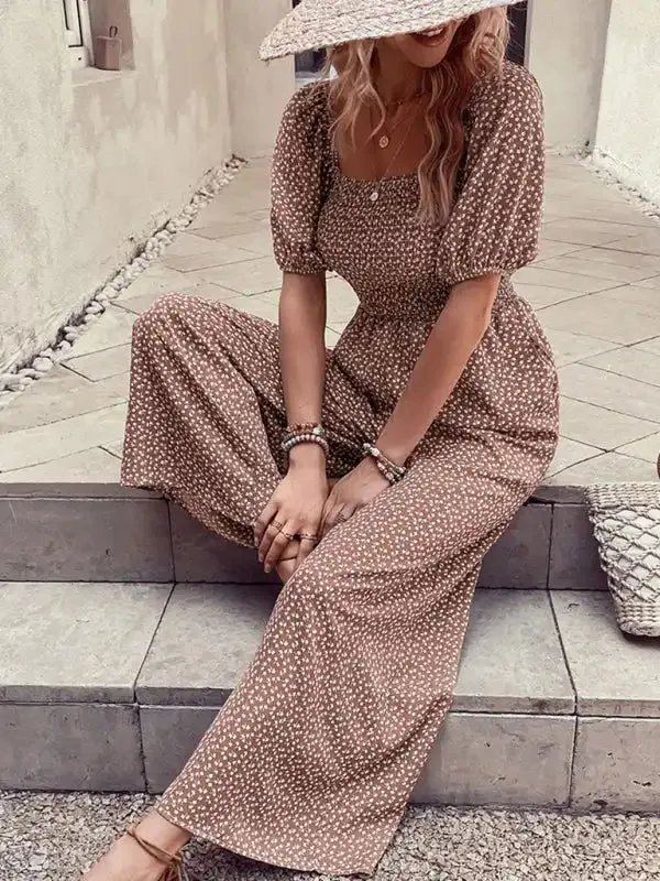 Women’s New Fashion Printed Jumpsuit