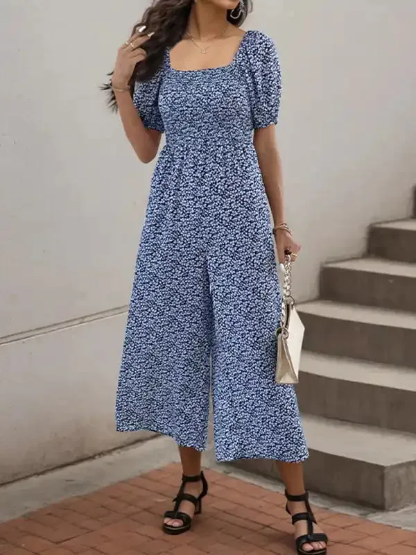 Women’s New Fashion Printed Jumpsuit