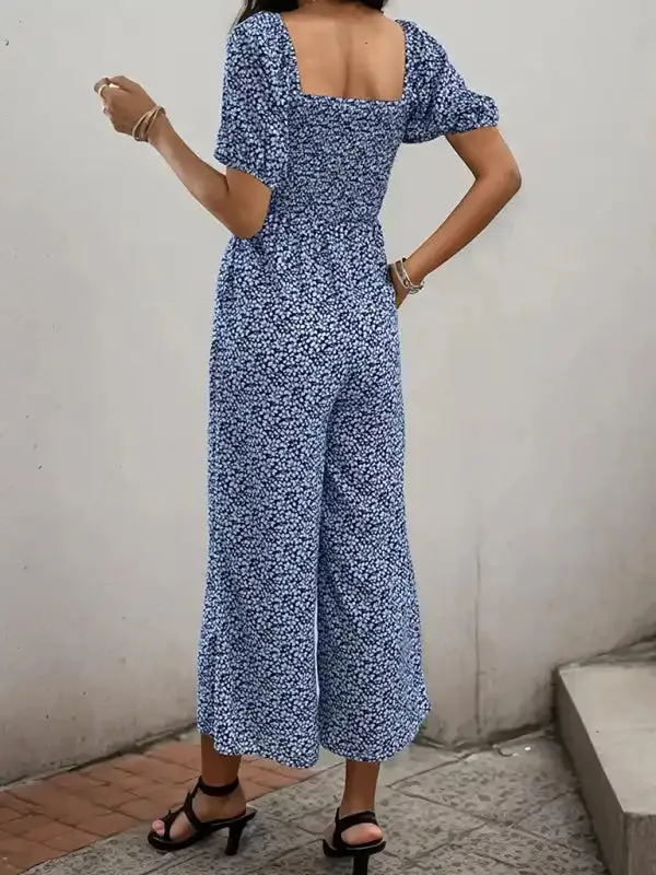 Women’s New Fashion Printed Jumpsuit