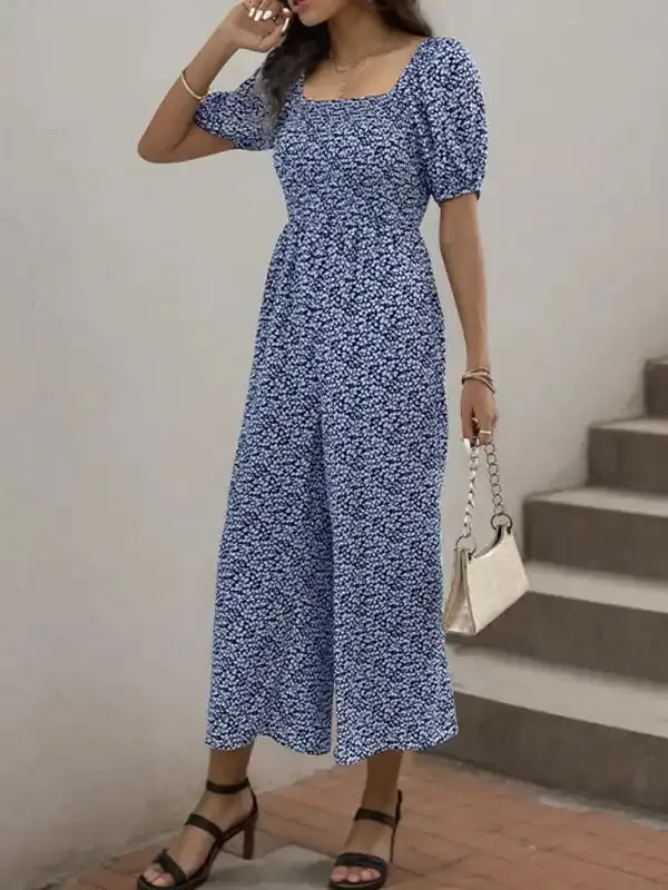 Women’s New Fashion Printed Jumpsuit