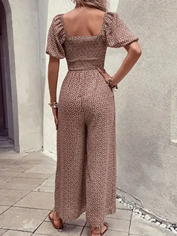 Women’s New Fashion Printed Jumpsuit