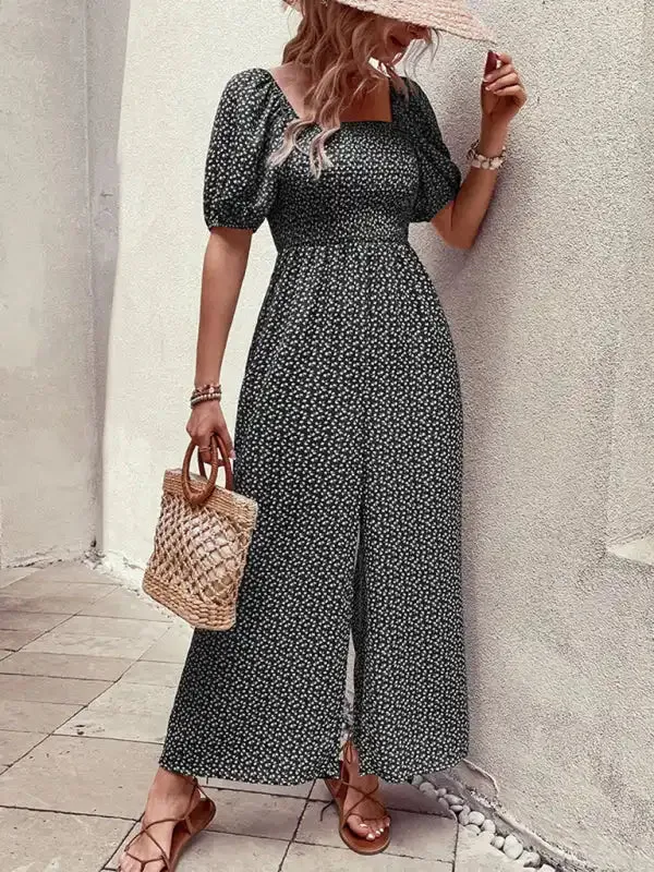 Women’s New Fashion Printed Jumpsuit