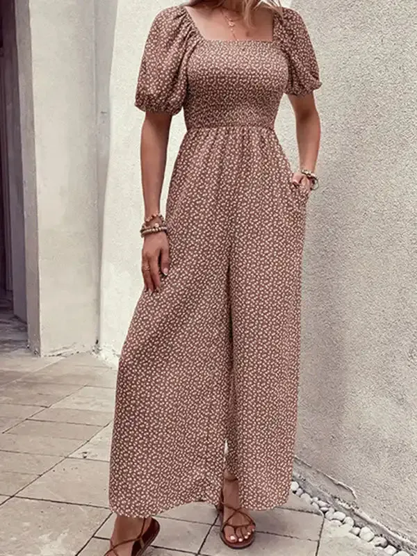 Women’s New Fashion Printed Jumpsuit