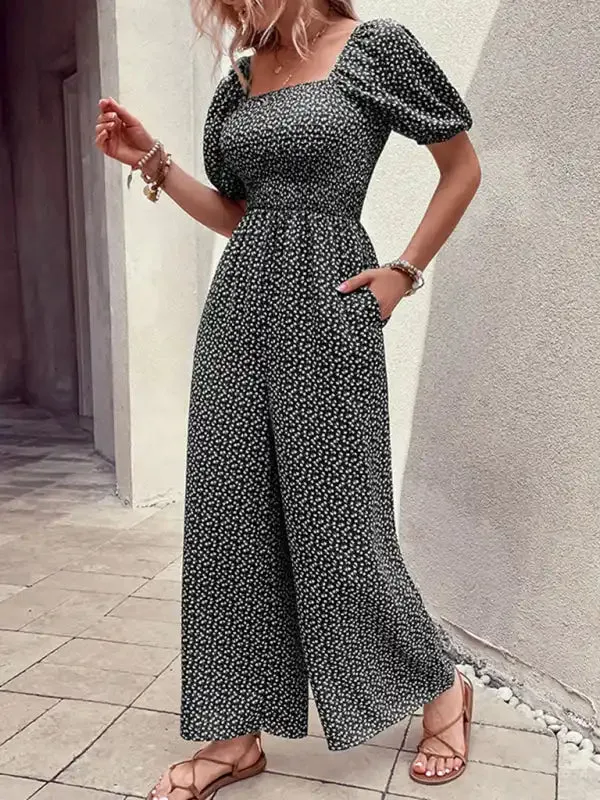 Women’s New Fashion Printed Jumpsuit