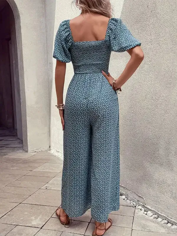 Women’s New Fashion Printed Jumpsuit