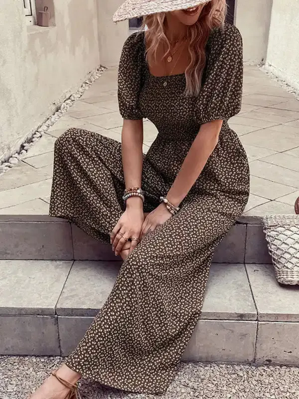 Women’s New Fashion Printed Jumpsuit