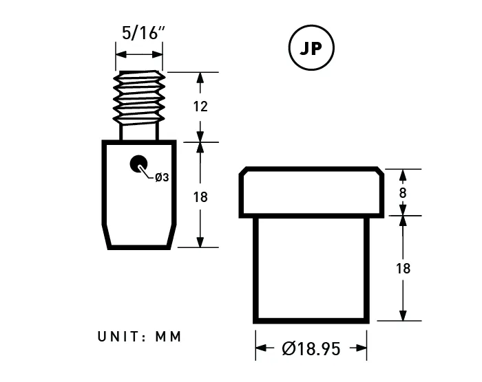 YKK | 13mm Convex Top S-spring Snap Fastener | YC13*SW35