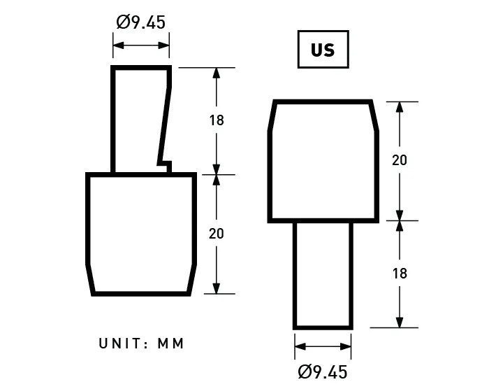 YKK | 13mm Convex Top S-spring Snap Fastener | YC13*SW35